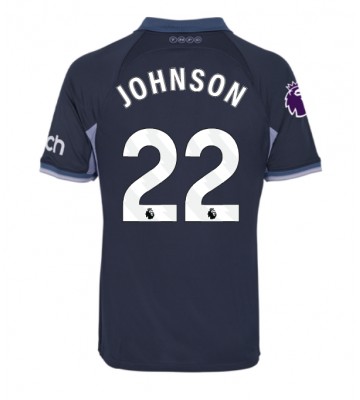 Tottenham Hotspur Brennan Johnson #22 Segunda Equipación 2023-24 Manga Corta